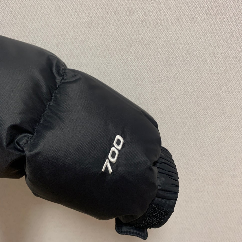 the north face nuptse short jacket overseas edition wrist embroidery 700 mark