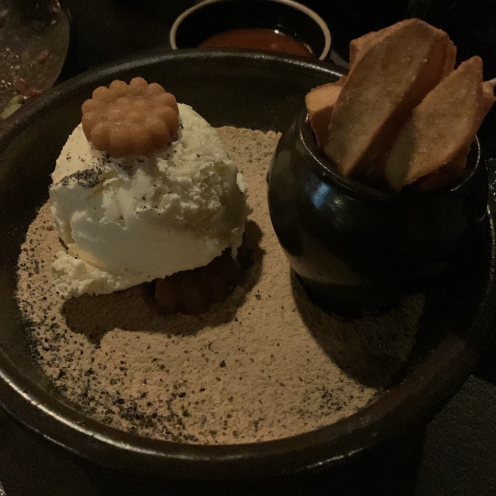 Gangnam Traditional Korean Bar Sweet Potato Yakgwa Ice Cream