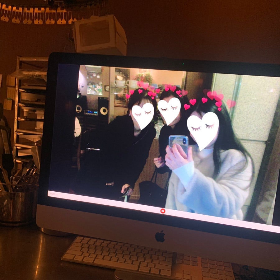 Photo zone at RUF RUF atelier Anguk Bukchon Cheesecake Cafe in Seoul