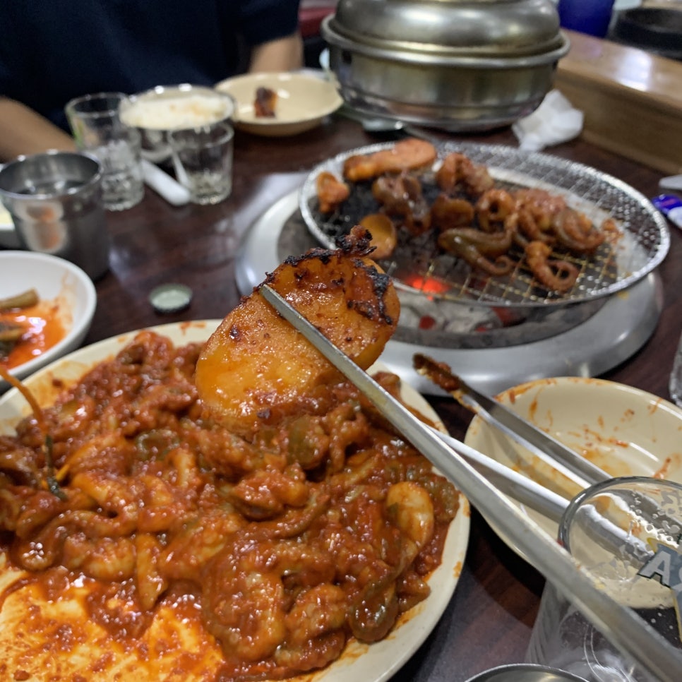 Chungmuro Jjukkumi Bulgogi Main Branch 🔥🐙A Popular Charcoal-Grilled Octopus Spot in Seoul