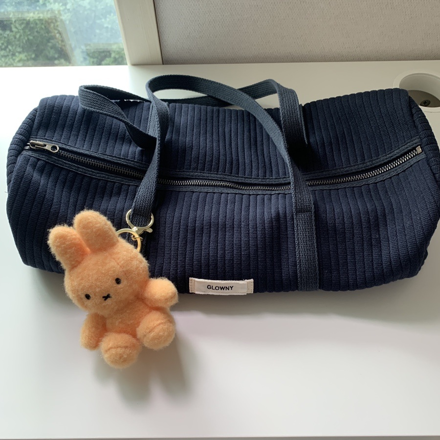 Glowny x Simihaze Cotton Pillow Bag Jolly Navy Review