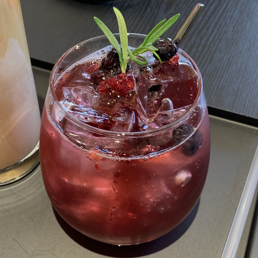 Triple berry ade at Maderyn Coffee Munjeong Station