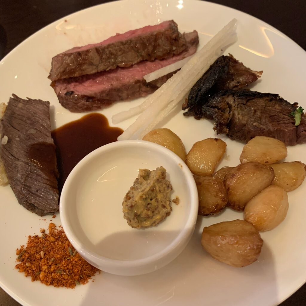 Steak plate at Grand InterContinental Seoul Parnas Grand Kitchen Buffet