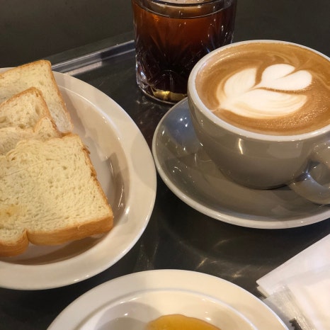 jamsil kaymak cafe riff coffee bar bread latte set