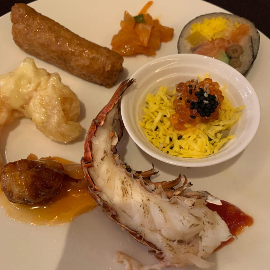 Yukhoe and raw beef selection at Grand InterContinental Seoul Parnas Grand Kitchen Buffet