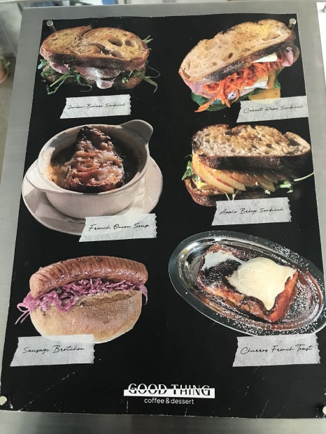 achasan station cafe sandwich menu brunch options