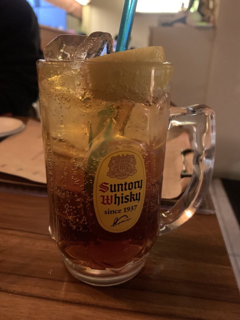 earl grey highball whisky cocktail korean izakaya