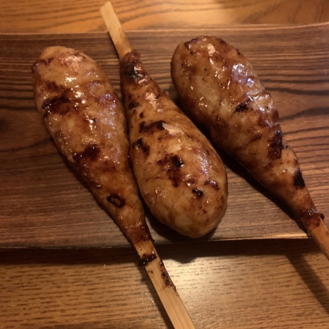 konkuk university yakitori restaurant tsukune meatball skewer naruto