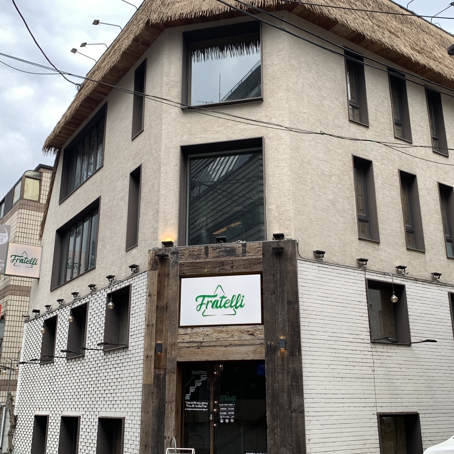 gangnam french toast cafe fratelli exterior building