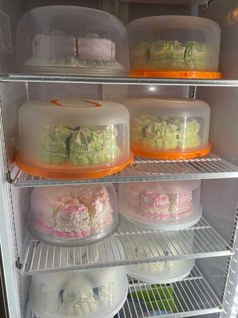 George Seoul vintage whole cake display refrigerator