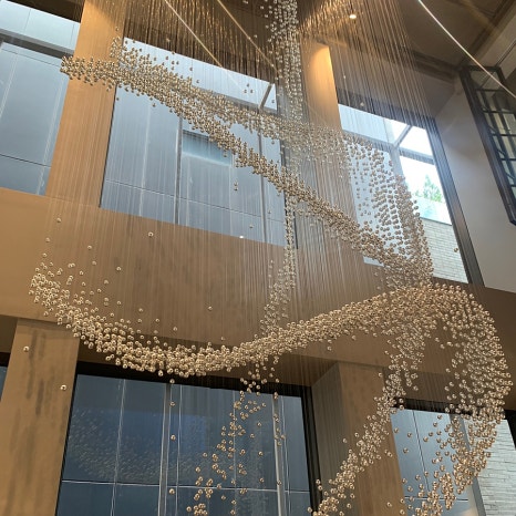 high ceiling interior design inside Maxim Plant Hannam cafe