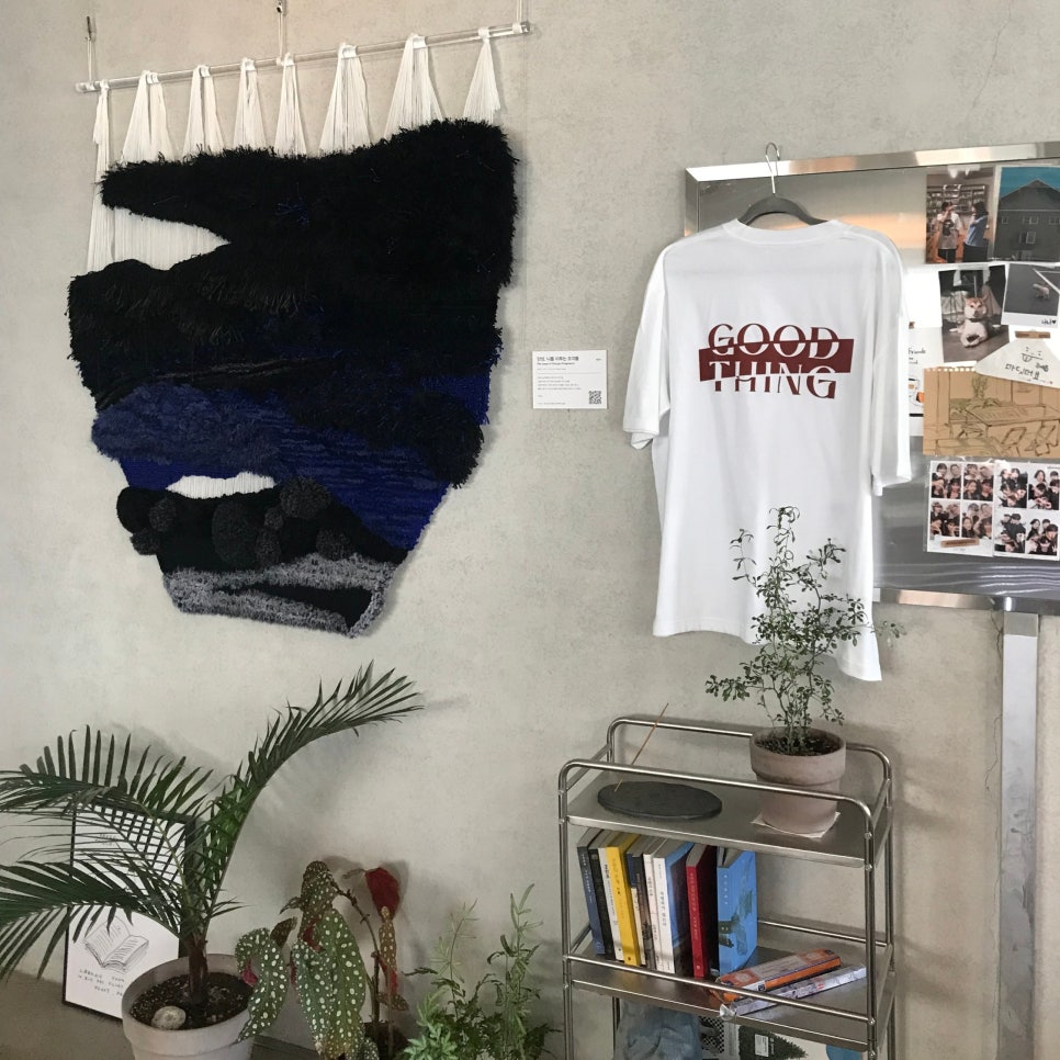 achasan station cafe good thing coffee interior decor wall art