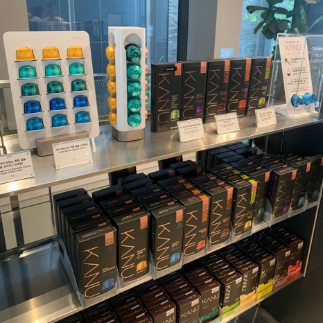 KANU coffee capsules and Maxim coffee products inside Maxim Plant