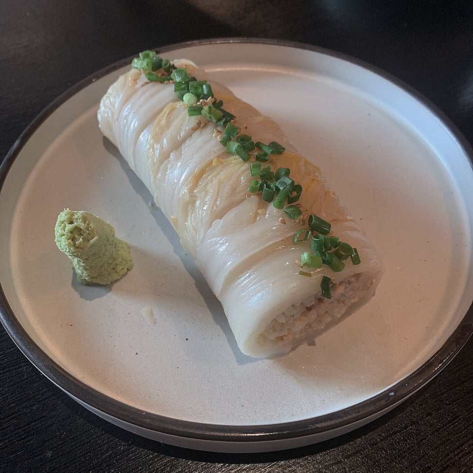 Munjeong Station Fusion Korean Restaurant Last Chunsun aged kimchi tuna roll