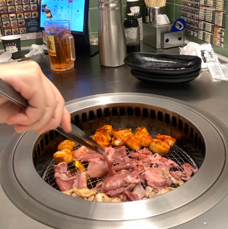 Hormone Chichi Konkuk University Yakiniku grilled meat