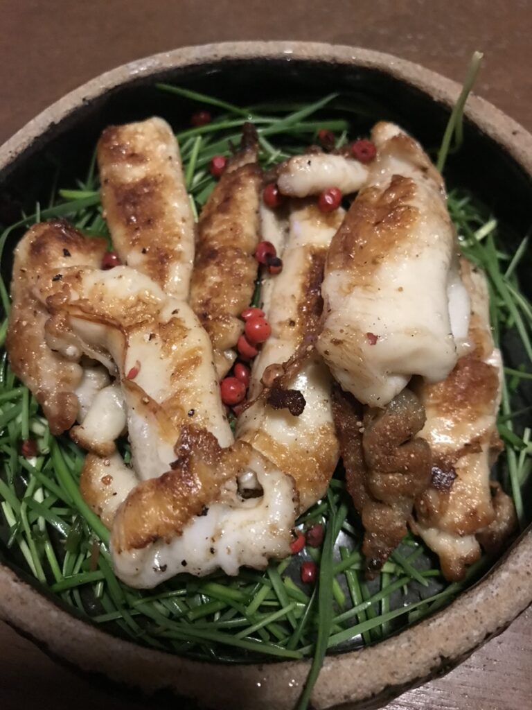 Mangwon Hippo grilled squid butter dish izakaya food