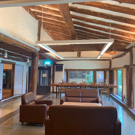 traditional Korean hanok room floor seating Bali Garden Ulsan