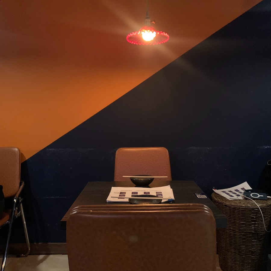 euljiro izakaya private table seating cozy lighting