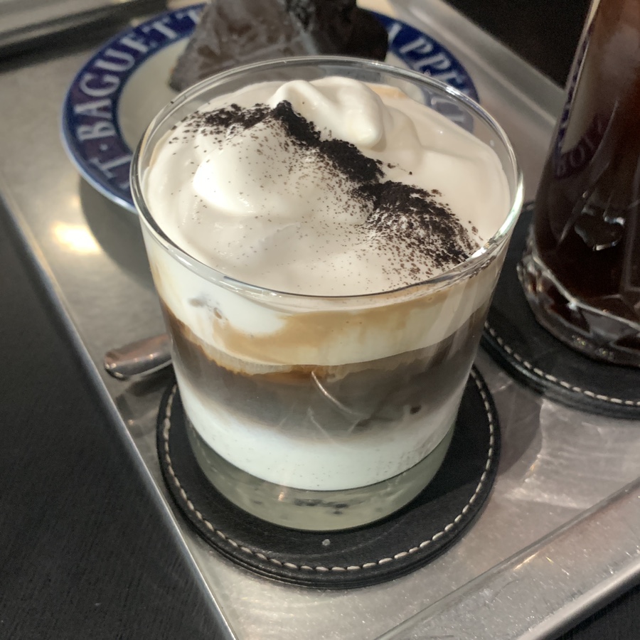 black einspanner coffee at Day None Songridan-gil cafe