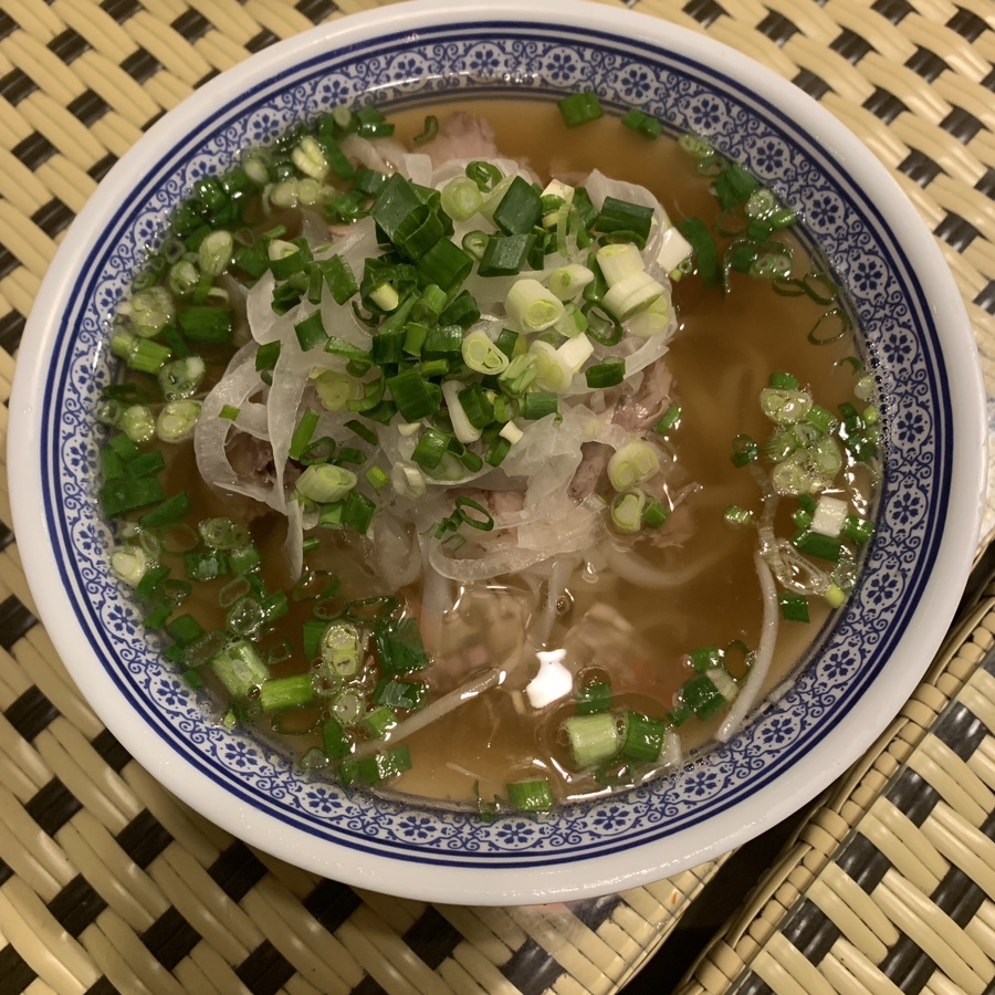 Vietnamese pho noodle soup at Garosugil Vietnamese Restaurant
