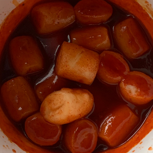 CU convenience store Mijeongdang garaetteok tteokbokki