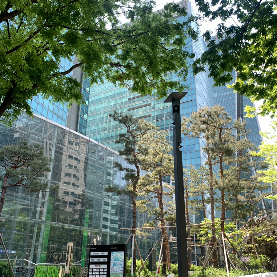 Terarosa POSCO Center exterior near Samseong Station in Seoul