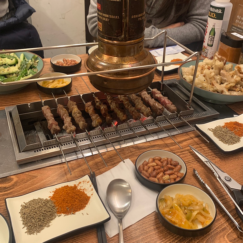Banpo Lamb Skewers Near Express Bus Terminal: Popular Yang Kkochi Restaurant in Seoul