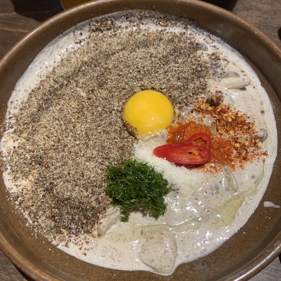 Korean Fusion Restaurant in Wirye featuring Gosari Cream Sujebi at Jeonghee