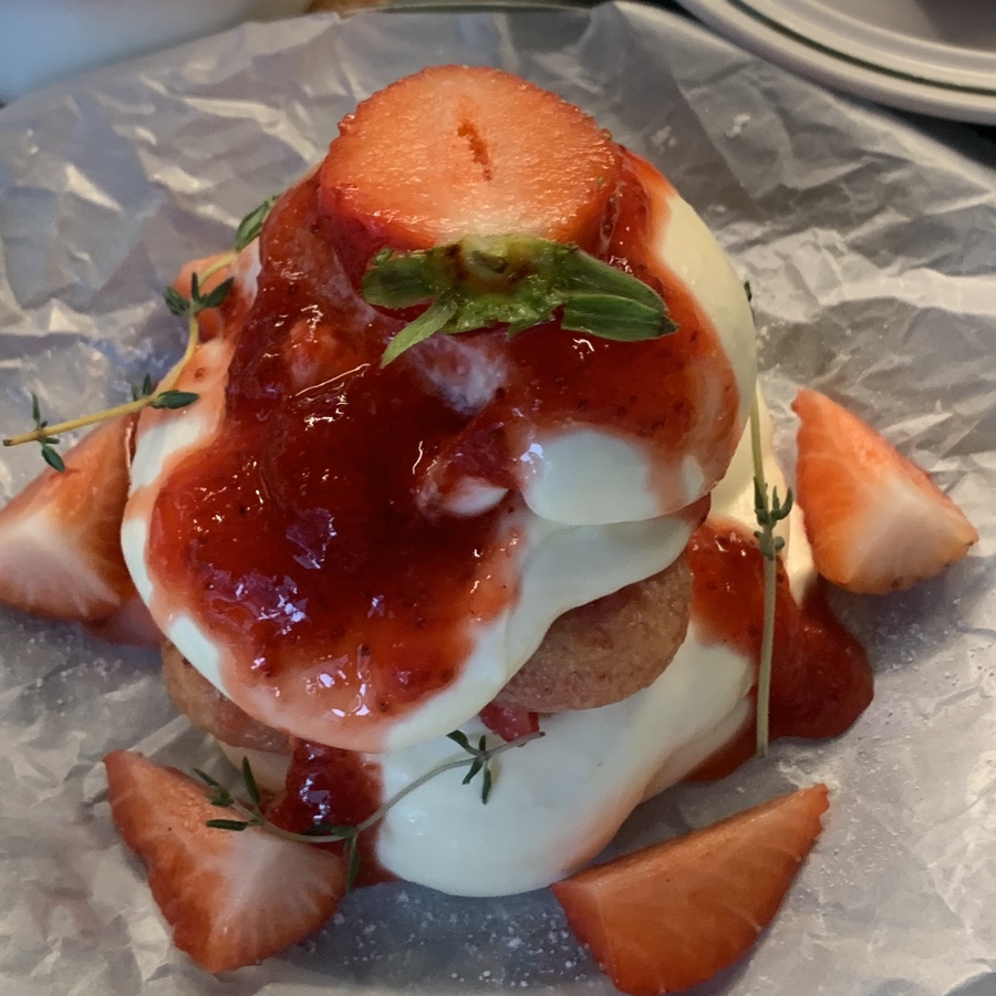 Strawberry Tiramisu with fresh strawberries and creamy mascarpone dessert