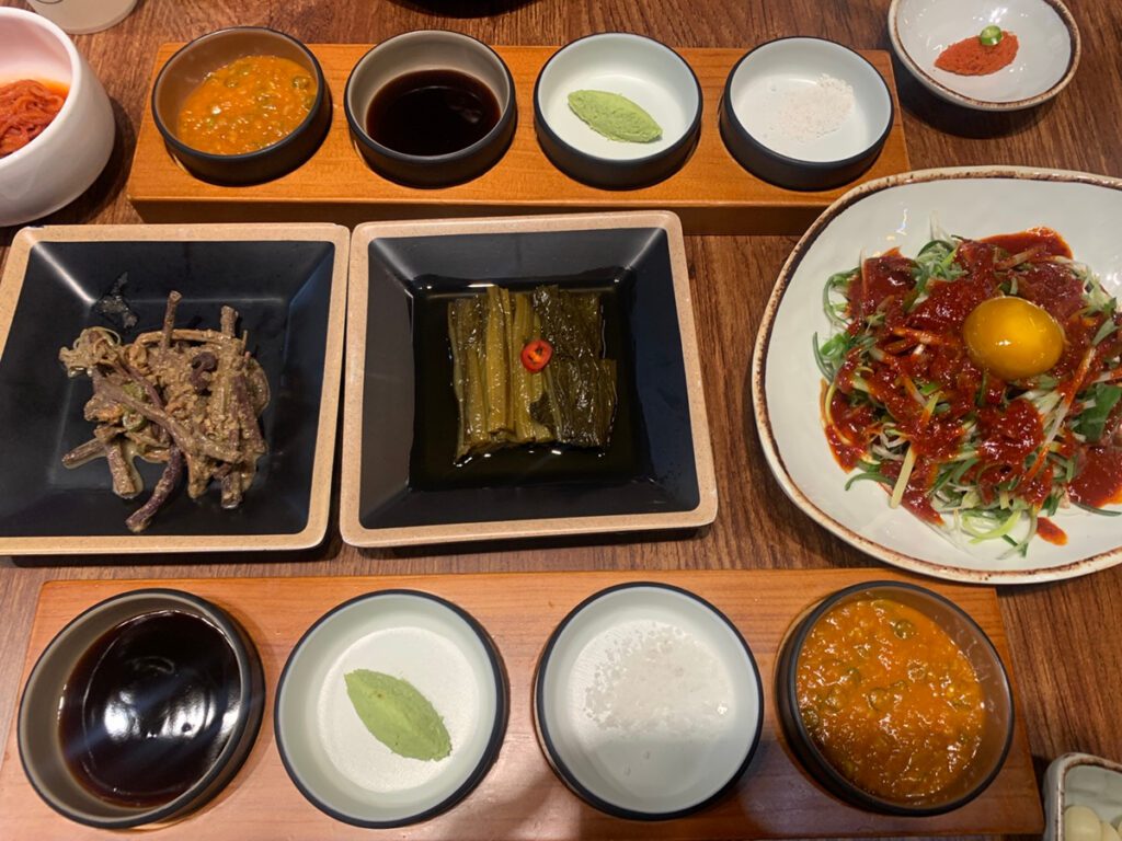 Bucheon Korean BBQ Restaurant side dishes