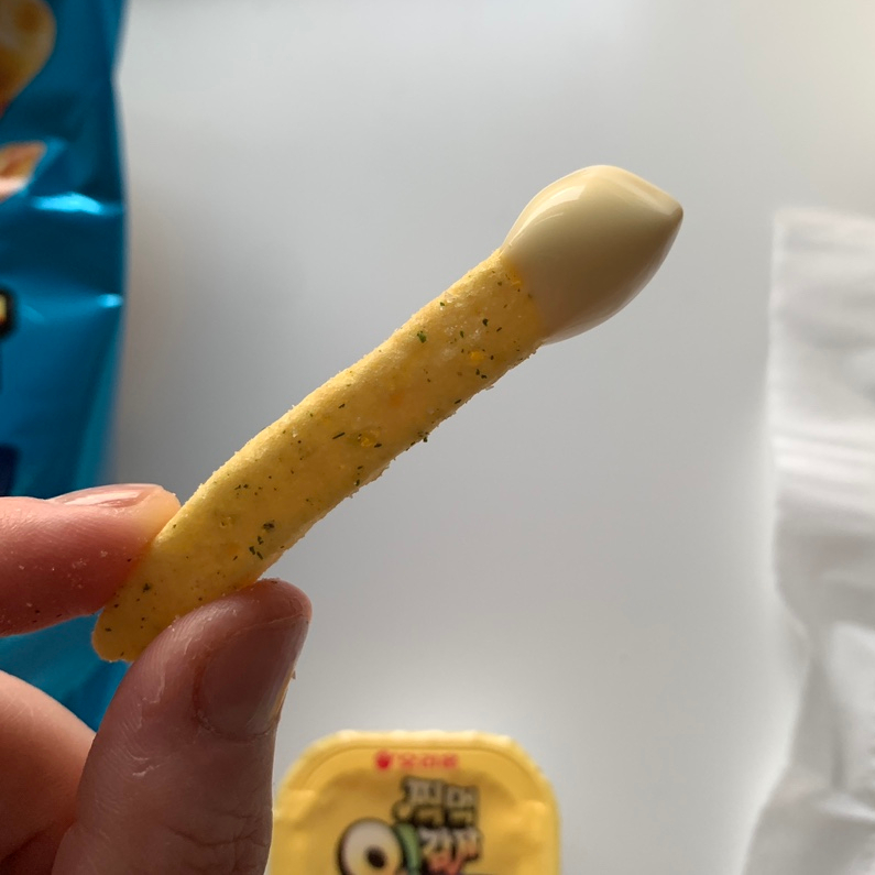 Orion O Gamja Butter Garlic dipped in garlic sauce