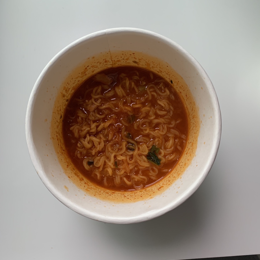 Omori Tuna Stew Ramen ready to eat