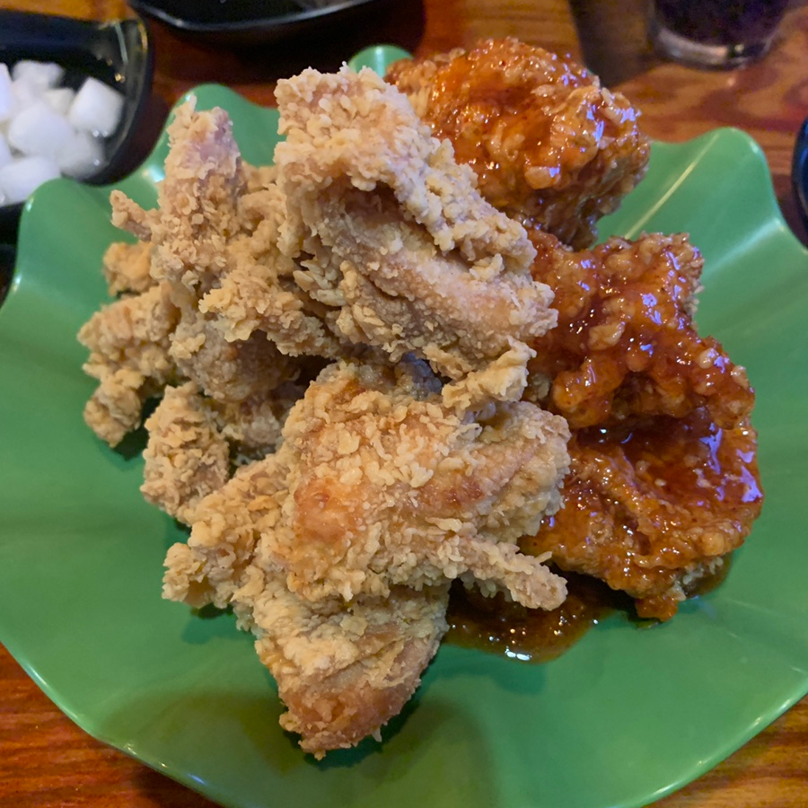 Bokjeong Korean Fried Chicken Review | Crispy Half-and-Half Chicken, Ramen & Flower Buns