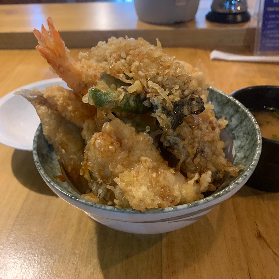 Denpura Chan Ulsan Review | Crispy Tempura Bowl (Tendon) in Ulsan