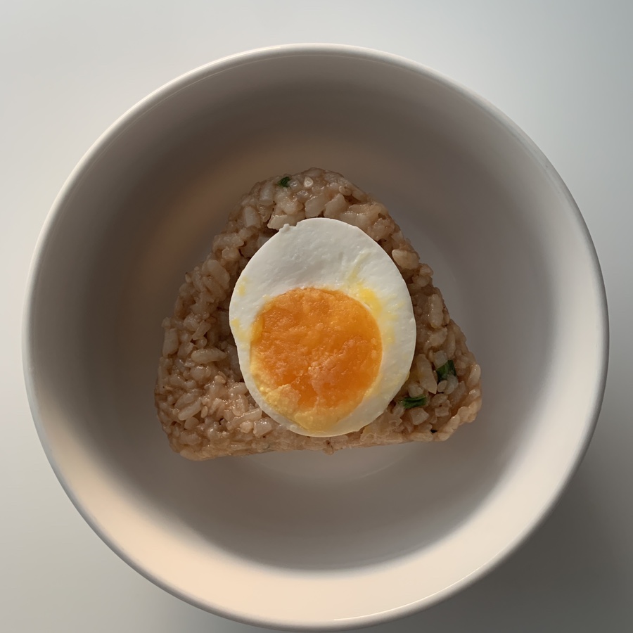 GS Half-Boiled Egg Rice Ball Review | Savory Korean Convenience Store Food