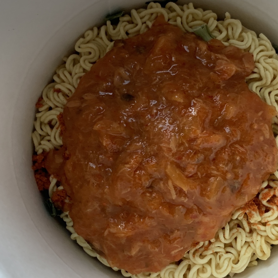 Omori Tuna Stew Ramen sauce before cooking