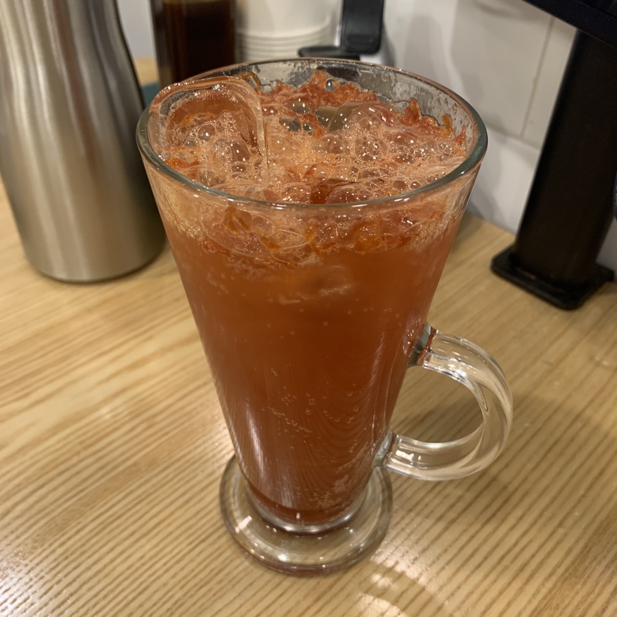 Grapefruit ade at Owl Tonkatsu Garden Five Seoul