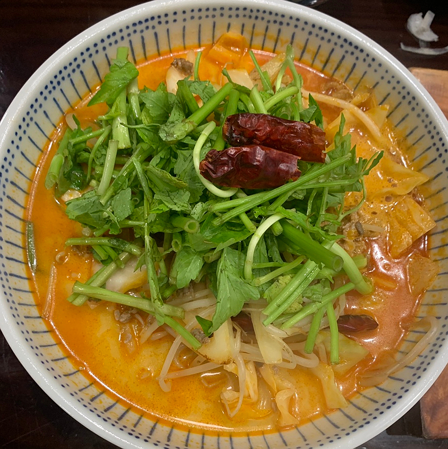 Minari Nagasaki red champon at Sushi Mizukiwa Ulsan