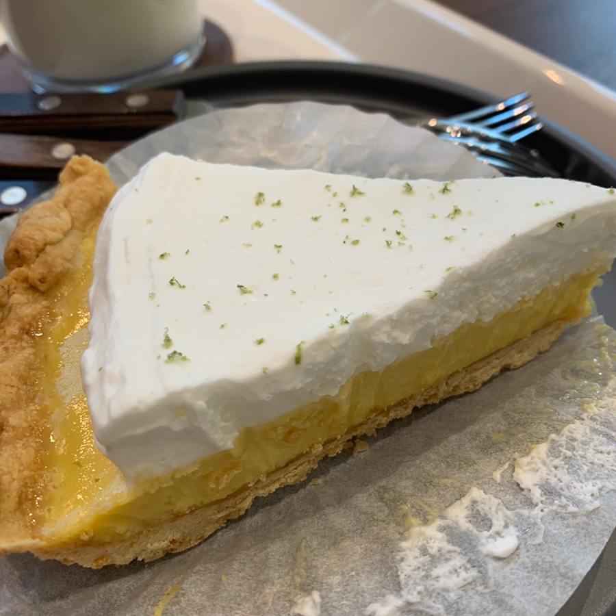 Coffee DNA Songpa Seoul lime pie with creamy citrus filling